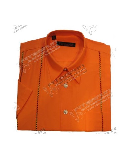 Hemd Kurzarm orange - 21092V46K