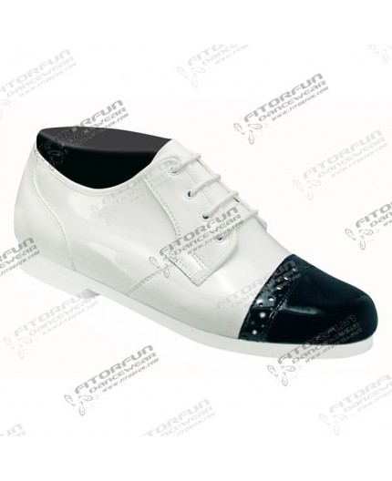 Hot Blues Lack- schwarz/weiß - 7532L