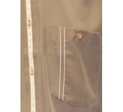 Hemd Kurzarm braun - 2050MK