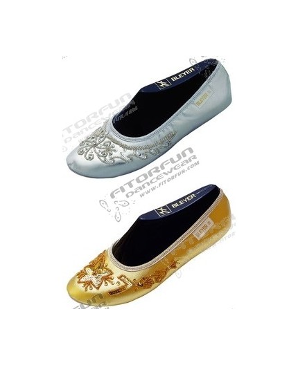 Bauchtanzschuhe 6310 gold oder silber