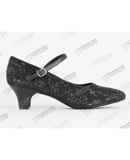 BL 502 - Tanzschuhe mit Glitzereffekt - 4 cm Absatz